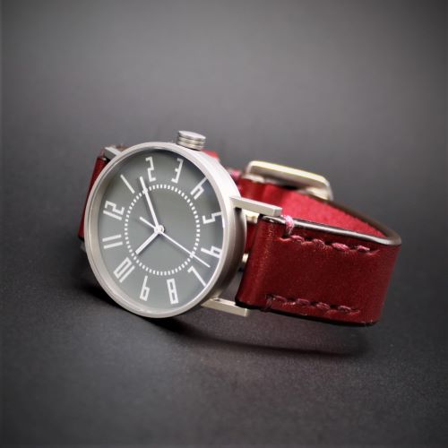 SPQR公式サイト限定仕様】 eki watch φ37mm 新色グレイ文字盤